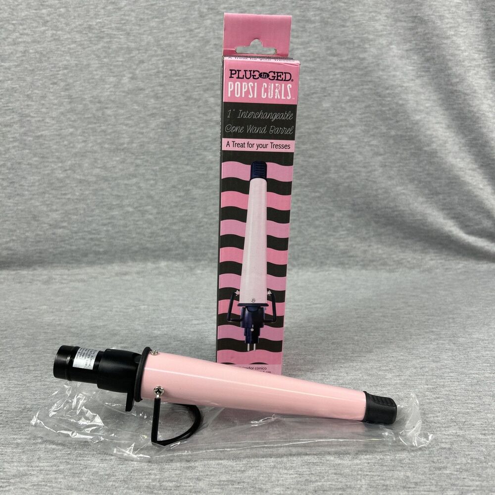 Plugged In POPSI CURLS 1" Interchangeable Cone Barrel T-28 Series